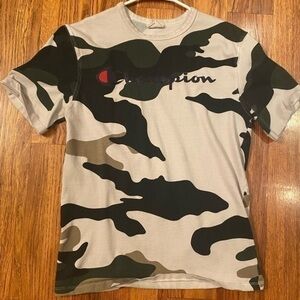 Champion Heritage Camo T Shirt Mens Medium